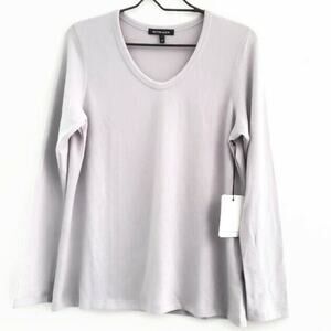 Hye Park and Lune Women's V-neck Long Sleeve Soft Sweater XS